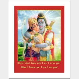 Hanuman said to Rama... Posters and Art